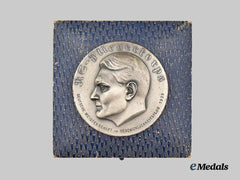 Germany, NSFK. A 1939 Hermann Göring Plaque for a Second Place Victor in a Skills Competition, with Award Document and Case