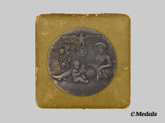 Germany, NSDAP. A 1939 Nuremberg Rally Sports Games Second Place Victor’s Plaque, with Case, by Carl Poellath