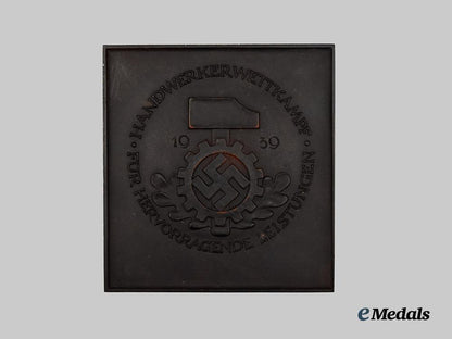 germany,_d_a_f._a1939_craftsmen_competition_outstanding_achievement_plaque,_with_case,_by_hüttenamt_gleiwitz___m_n_c7862