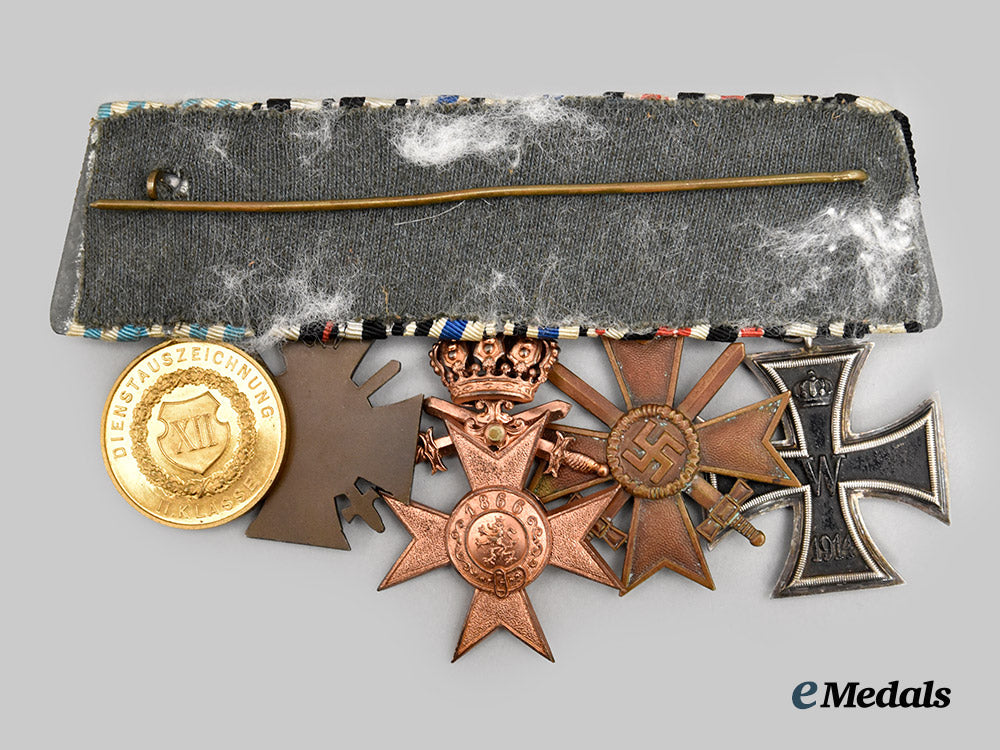 germany,_imperial._a_medal_bar_for_a_bavarian_first_and_second_world_war_combatant___m_n_c7930