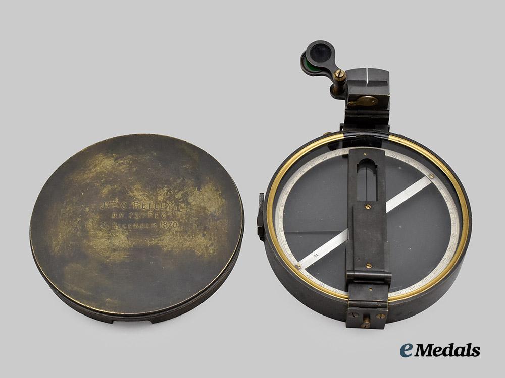 united_kingdom._a_large_field_compass,_named_to_j._t._c._r_e_i_l_l_y,23rd_regiment_of_foot,1870___m_n_c7944