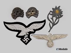 Germany, Wehrmacht. A Mixed Lot of Insignia for Heer and Luftwaffe Personnel