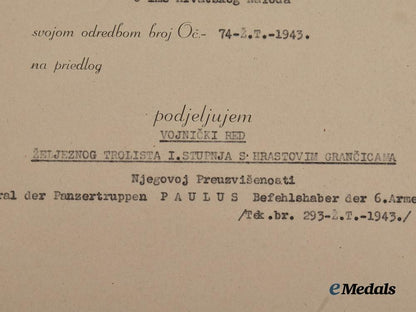 croatia._award_doc._to_general_der_panzertruppen_von_paulus___m_n_c8016