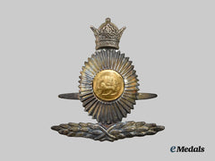 Iran, Pahlavi Empire. An Imperial Army Enlisted Man/NCO's Cap Badge