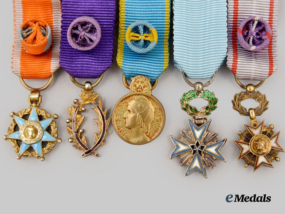france,_republic._a_lot_of_french_medals_and_miniature_bar___m_n_c8038