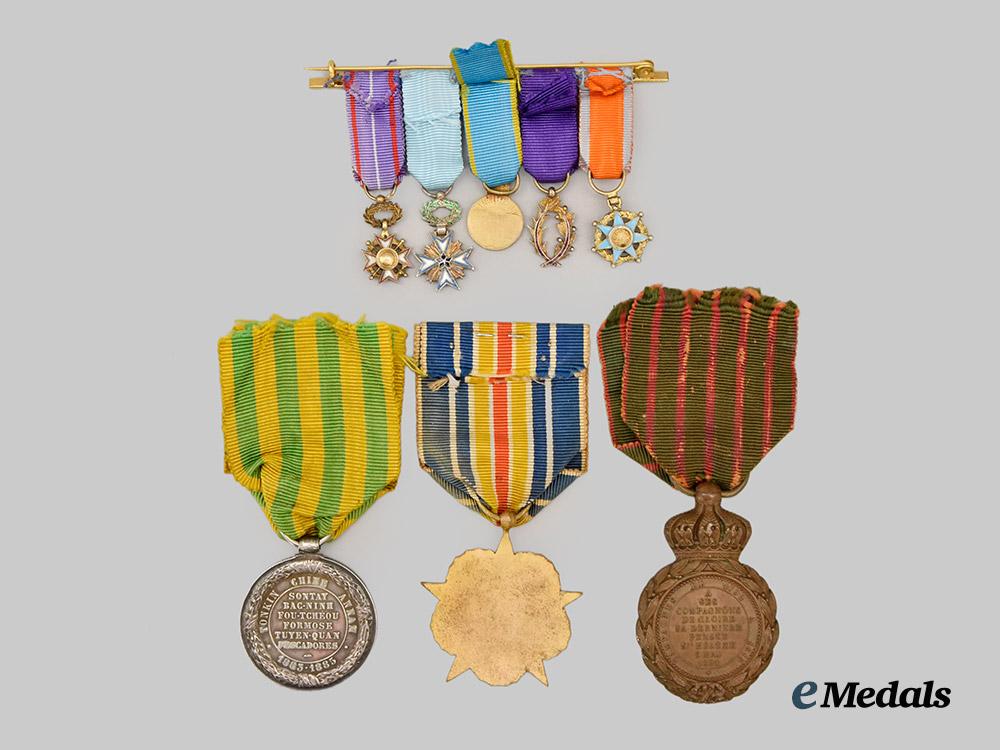 france,_republic._a_lot_of_french_medals_and_miniature_bar___m_n_c8039