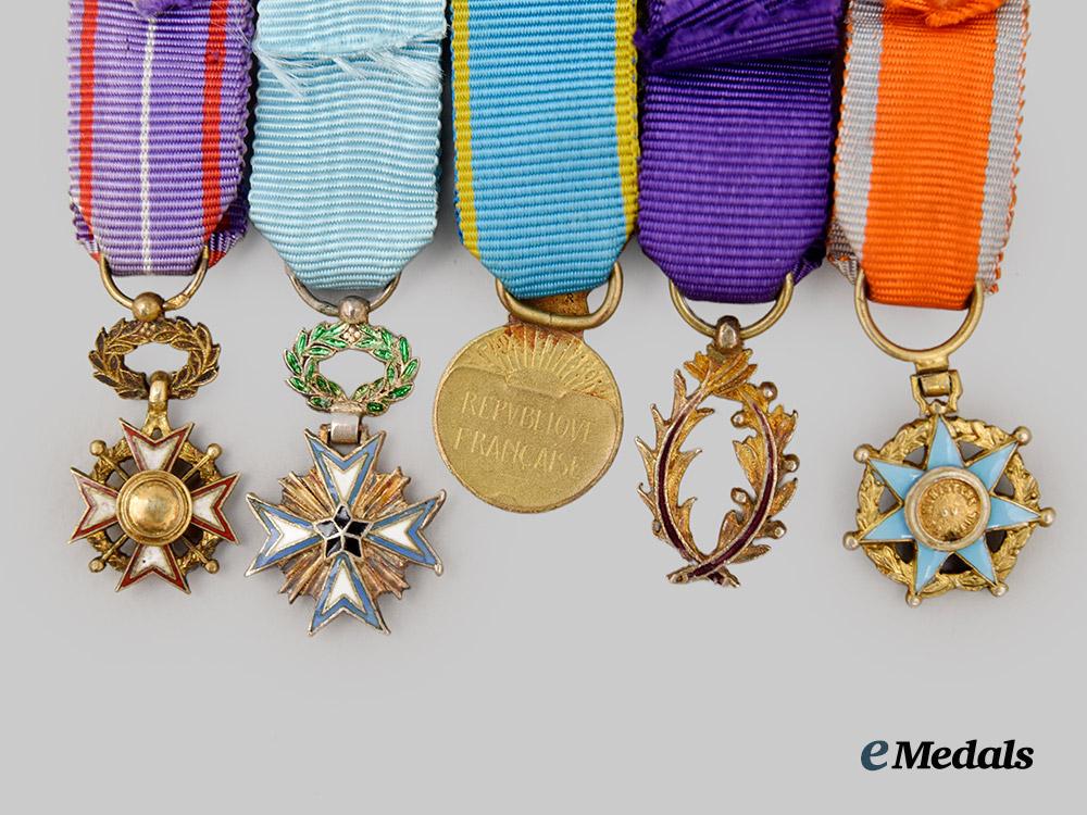france,_republic._a_lot_of_french_medals_and_miniature_bar___m_n_c8041