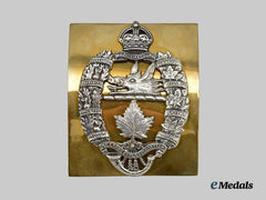 Canada, Commonwealth. A Lorne Rifles (Scottish) Cross Belt Plate, c.1935