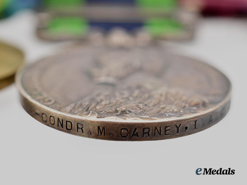 united_kingdom._a_fine_set_of_awards_to_sergeant_carney,1st_battalion_devonshire_who_saw_action_at_elandslaagte___m_n_c8058