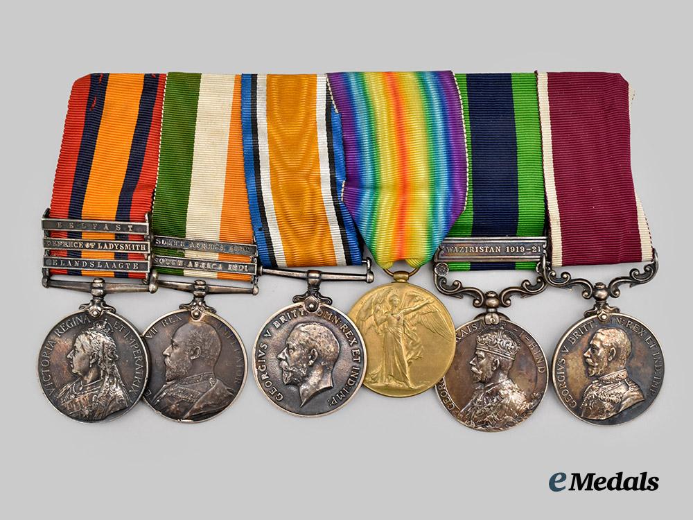 united_kingdom._a_fine_set_of_awards_to_sergeant_carney,1st_battalion_devonshire_who_saw_action_at_elandslaagte___m_n_c8060