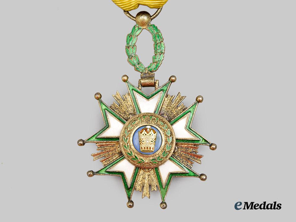 iran,_pahlavi_dynasty._an_order_of_the_crown_of_iran,_i_v._class_knight,_c.1950___m_n_c8061
