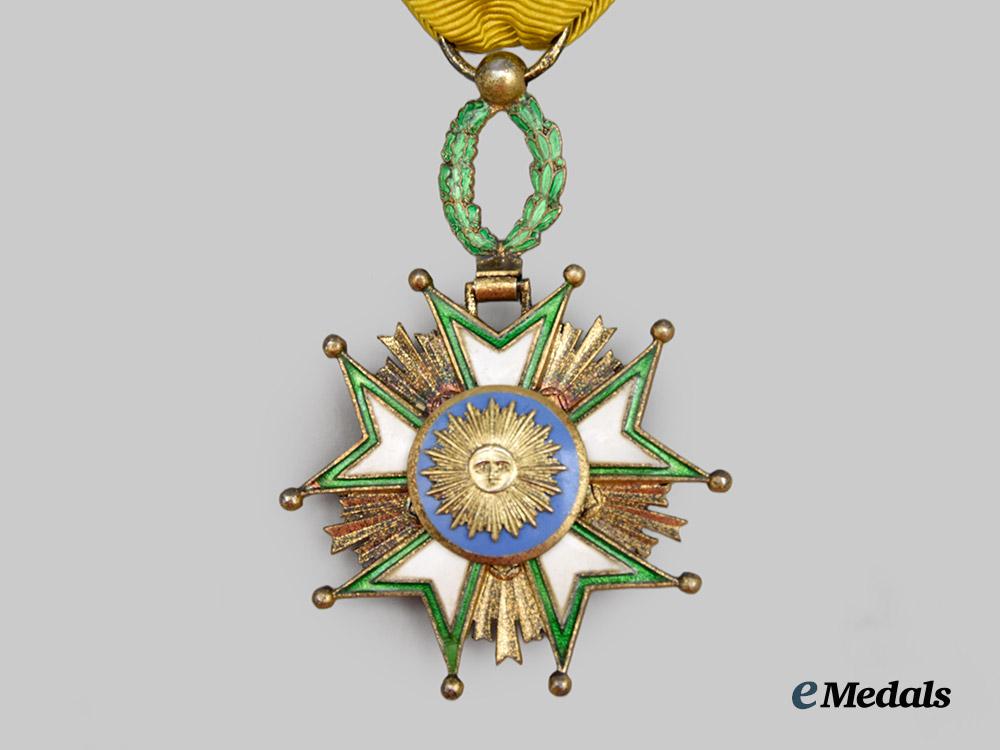 iran,_pahlavi_dynasty._an_order_of_the_crown_of_iran,_i_v._class_knight,_c.1950___m_n_c8063