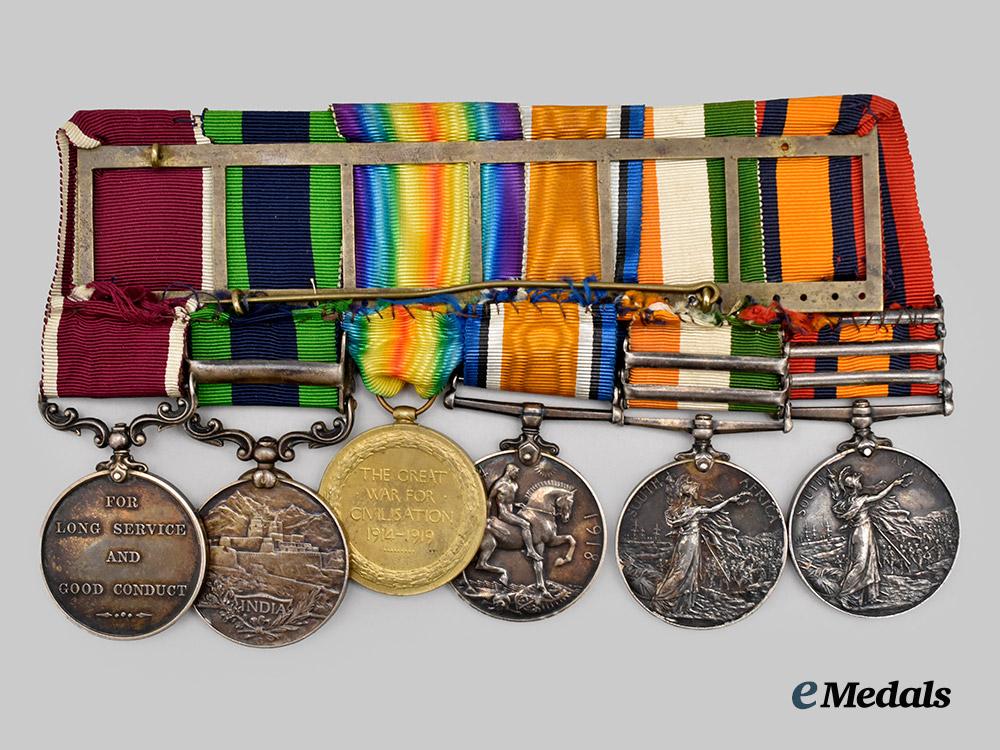 united_kingdom._a_fine_set_of_awards_to_sergeant_carney,1st_battalion_devonshire_who_saw_action_at_elandslaagte___m_n_c8065