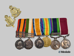 United Kingdom. A Fine Set of Awards to Sergeant Carney, 1st Battalion Devonshire who saw action at Elandslaagte