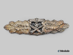 Germany, Wehrmacht. A Close Combat Clasp, Silver Grade, Refurbished Example, by Rudolf Souval