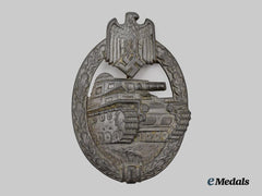 Germany, Wehrmacht. A Panzer Assault Badge, Silver Grade, by Hermann Aurich