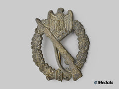 Germany, Wehrmacht. An Infantry Assault Badge, Silver Grade, Unknown Maker Variant