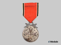 Germany, Third Reich. An Order of the German Eagle, Silver Merit Medal with Swords, by the Vienna Mint