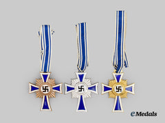 Germany, Third Reich. A Mixed Lot of Honour Crosses of the German Mother, All Grades