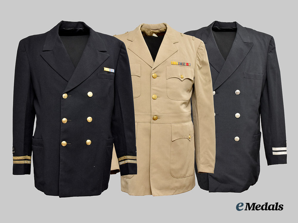 United States. Three United States Coast Guard (or USCG Auxiliary) Blouses/Jackets