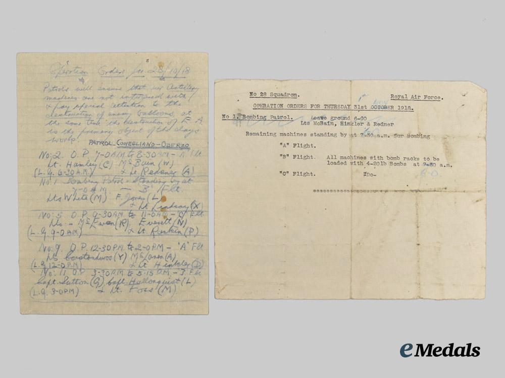 united_kingdom._the_photo_album&_documents_of_second_lieutenant_redner_r_f_c,28th_squadron___m_n_c8237