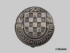 Croatia, Independent State. A Rare Gendarmerie Patrol Badge, by Braća Knaus