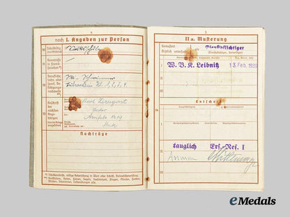 germany,_heer._a_wehrpaß_and_paper_items_to_obergefreiter_alfred_zirngast,_eastern_front_k_i_a___m_n_c8288