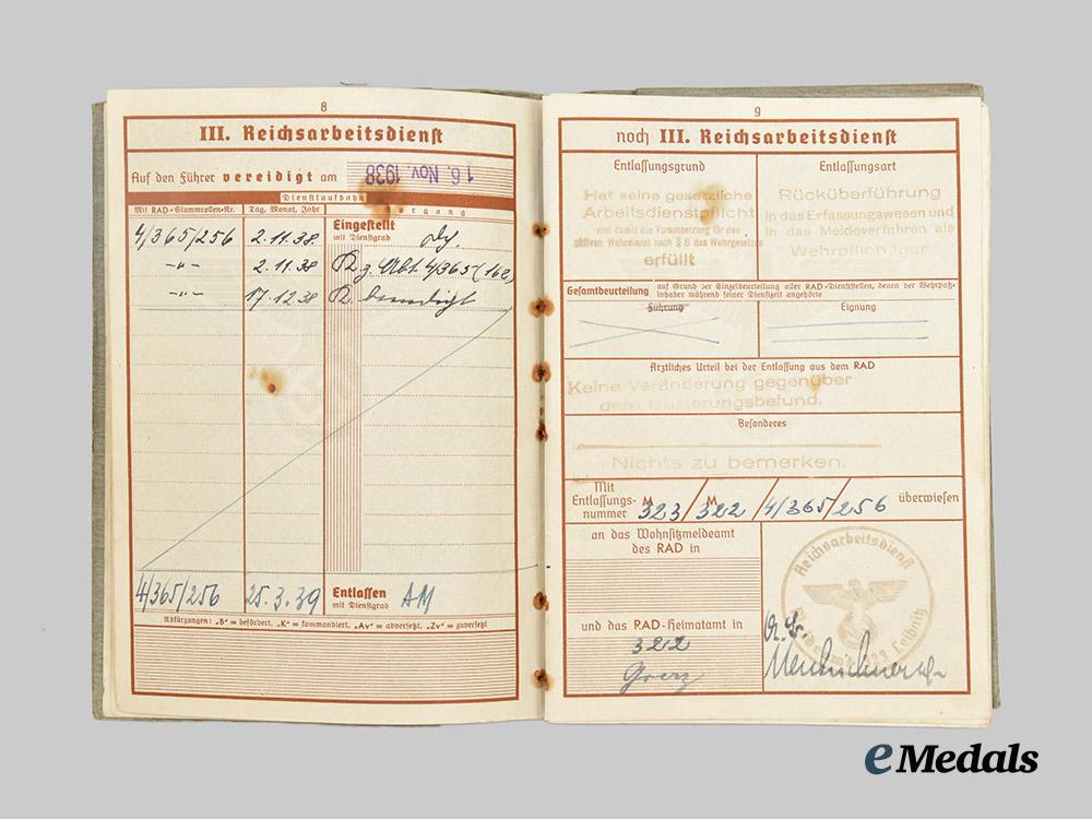 germany,_heer._a_wehrpaß_and_paper_items_to_obergefreiter_alfred_zirngast,_eastern_front_k_i_a___m_n_c8289