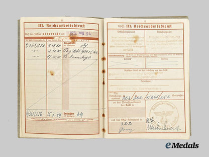 germany,_heer._a_wehrpaß_and_paper_items_to_obergefreiter_alfred_zirngast,_eastern_front_k_i_a___m_n_c8289