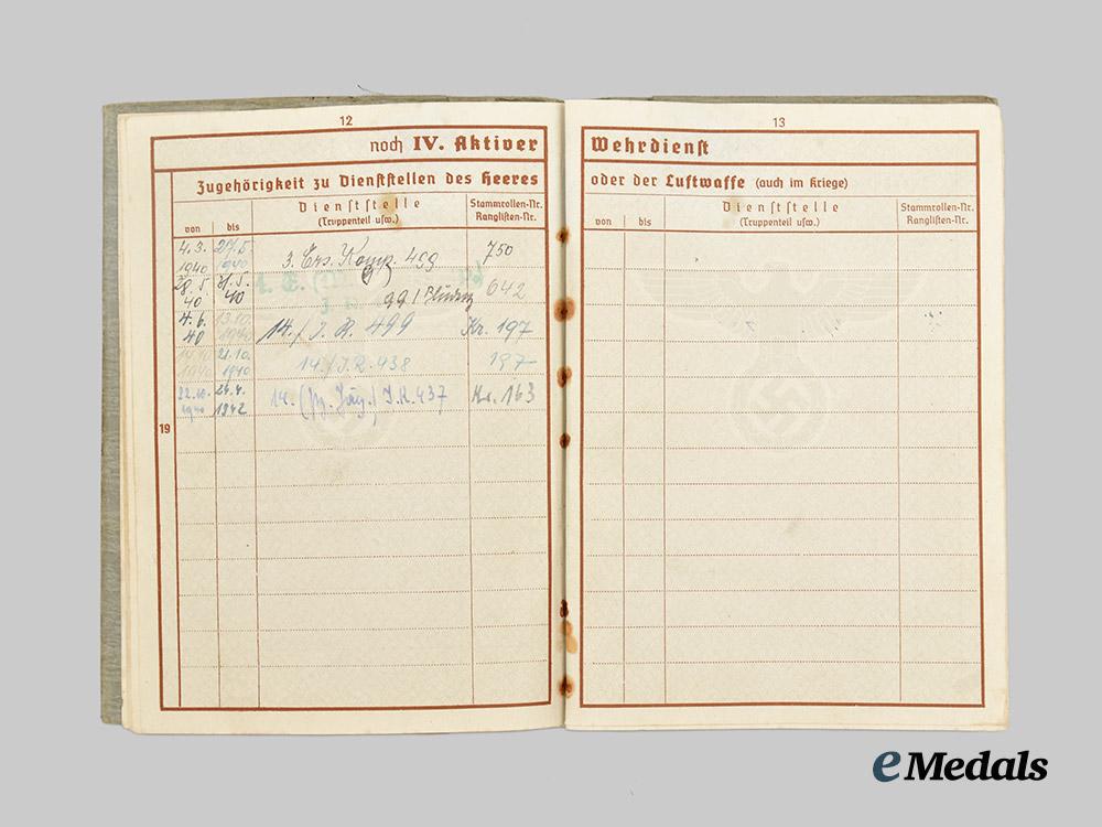 germany,_heer._a_wehrpaß_and_paper_items_to_obergefreiter_alfred_zirngast,_eastern_front_k_i_a___m_n_c8290