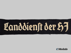 Germany, HJ. A Landdienst Cuff Title