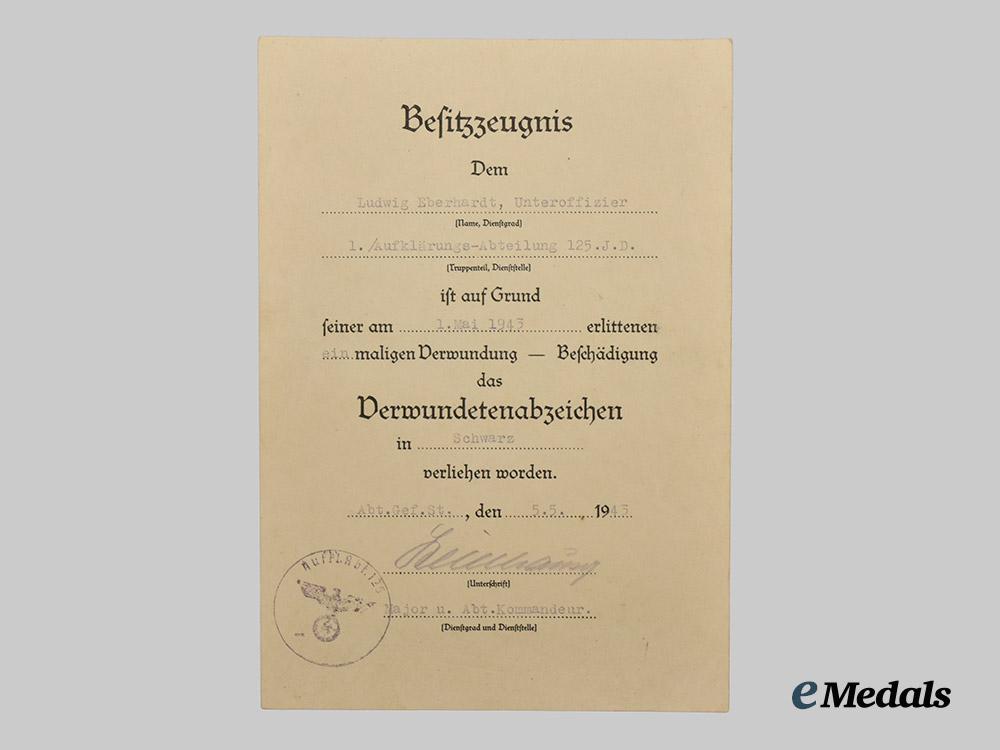 germany,_heer._a_lot_of_awards_documents_to_unteroffizier_ludwig_eberhardt,_aufklärungs-_abteilung125___m_n_c8316