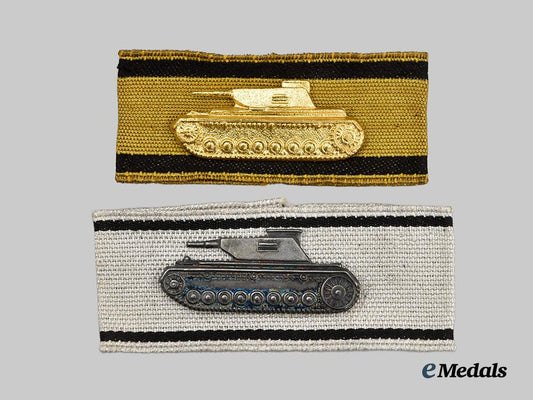 germany,_federal_republic._a_lot_of_two“_single-_handed”_tank_destruction_badges,_gold&_silver_grades,_by_rudolf_souval,_exhibition_examples,_c.1970___m_n_c8327