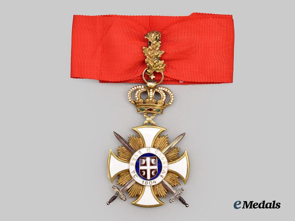 serbia,_kingdom._a_scarce_order_of_the_karađorđe’s_star,_i_i_i_class_commander,_with_swords,_c.1917___m_n_c8349