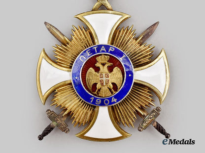 serbia,_kingdom._a_scarce_order_of_the_karađorđe’s_star,_i_i_i_class_commander,_with_swords,_c.1917___m_n_c8354
