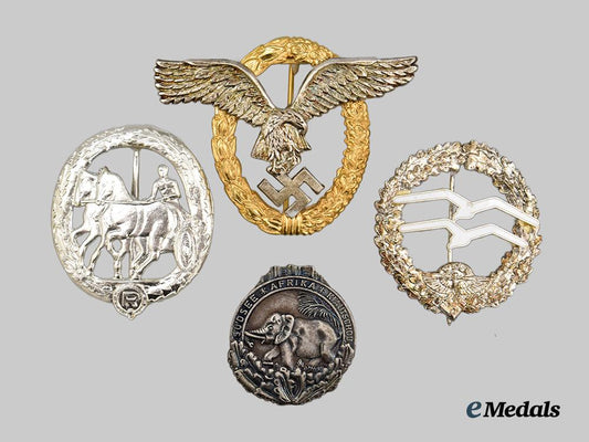 germany,_federal_republic._a_lot_of_four_awards_and_badges,_by_rudolf_souval,_exhibition_examples,_c.1970___m_n_c8371