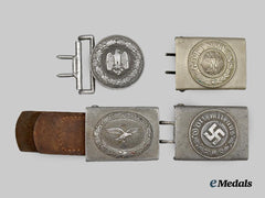 Germany, Third Reich. A Mixed Lot of Belt Buckles