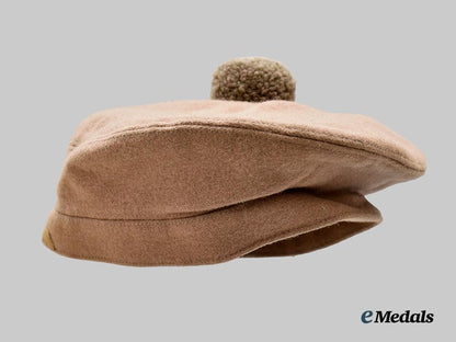 united_kingdom._a_khaki_woollen_tam-o'-_shanter_cap,_c.1945___m_n_c8375