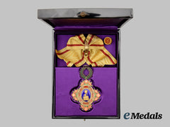 Japan, Empire. An Order of the Sacred Crown, IV Class in Gold, with Case
