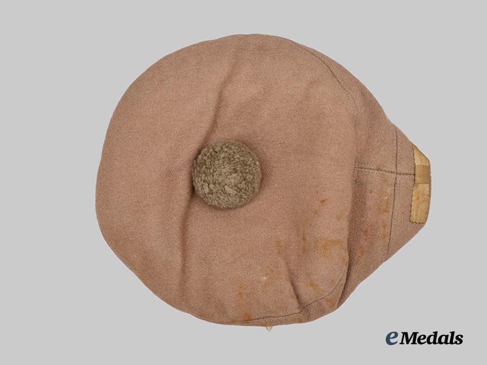 united_kingdom._a_khaki_woollen_tam-o'-_shanter_cap,_c.1945___m_n_c8380