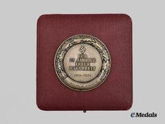 Germany, Third Reich. A Deutsche Bank 25-Year Long Service Award in Silver, with Case, to Wilhelm Stüve