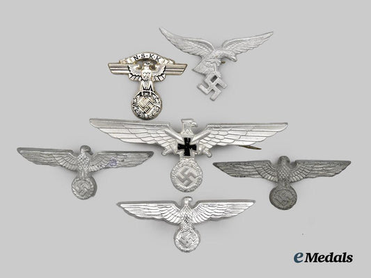 germany,_third_reich._a_mixed_lot_of_eagle_insignia___m_n_c8418