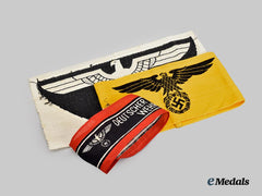 Germany, Third Reich. A Mixed Lot of Cloth Insignia