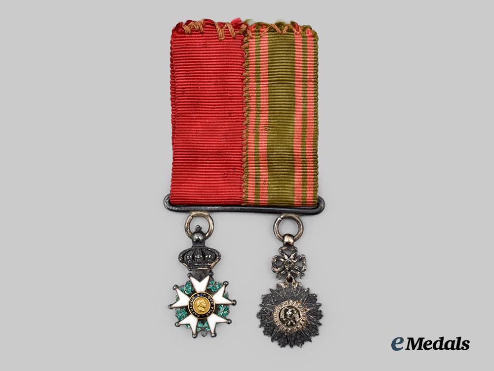 france,_third_republic._a_legion_of_honour_and_order_of_glory_miniature_bar,_c.1900___m_n_c8429
