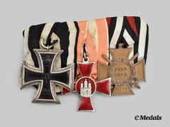 Germany, Imperial. A Medal Bar for a First World War Combatant