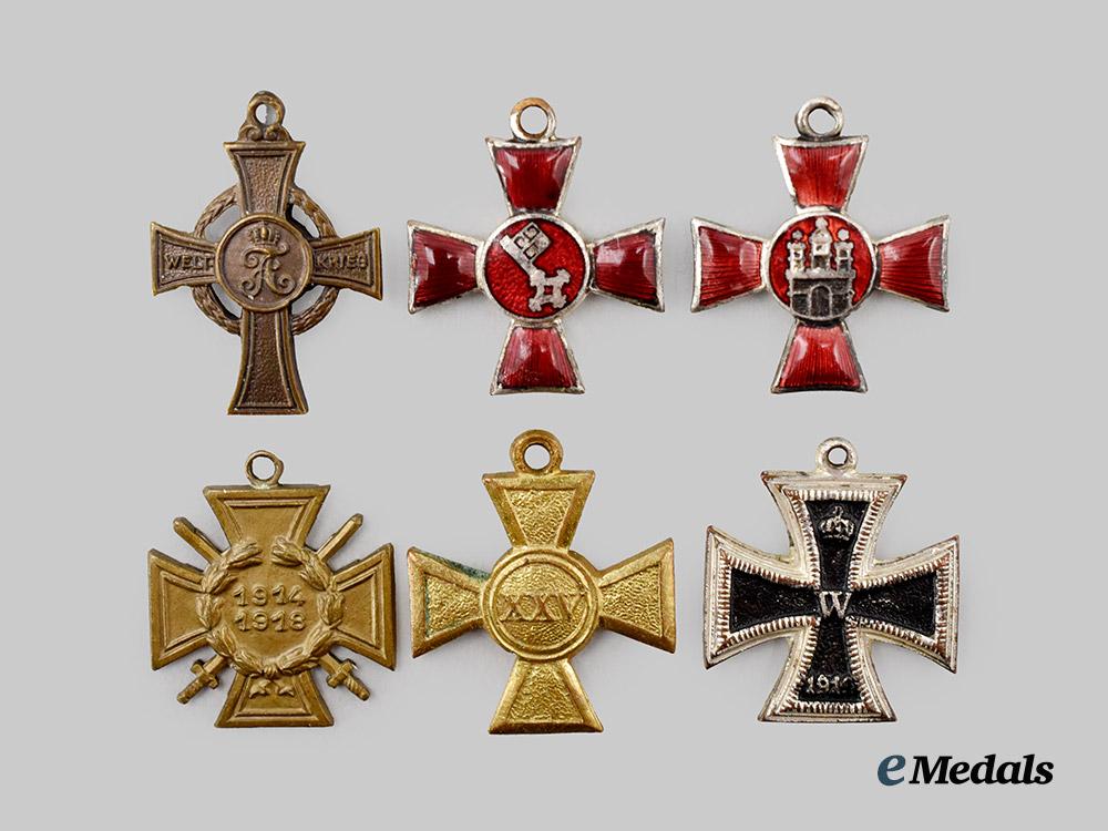 germany,_imperial._a_mixed_lot_of_miniature_decorations___m_n_c8474