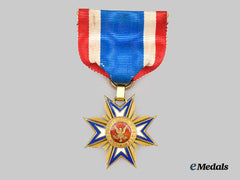 United States. A Military Order of the Loyal Legion of the United States Membership Badge, in Gold