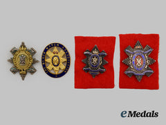 Canada, United Kingdom. Four Royal Highlanders "The Black Watch" Badges
