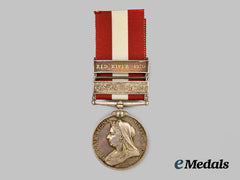 United Kingdom. Canada General Service Medal 1866-1870 with Two Clasps