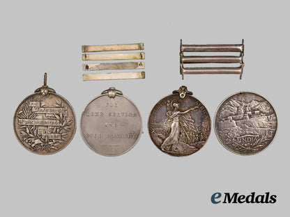 united_kingdom._a_lot_of_four_silver_medals_and_seven_clasps___m_n_c8609